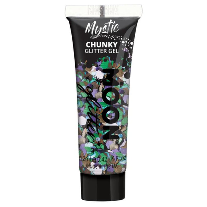 Moon Glitter Mystic Chunky Glitter Gel, Galaxy-Make up and Special FX-Jokers Costume Mega Store