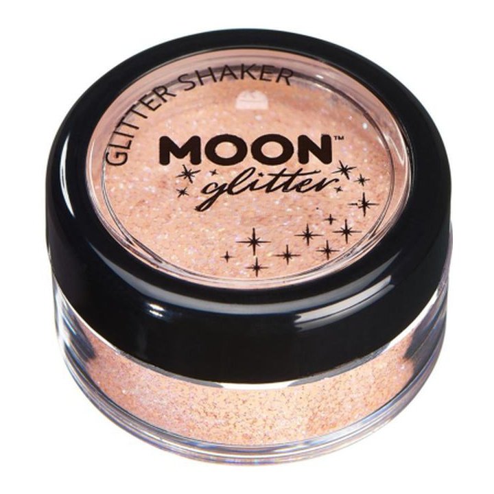 Moon Glitter Pastel Glitter Shakers, Peach-Make up and Special FX-Jokers Costume Mega Store