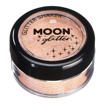 Moon Glitter Pastel Glitter Shakers, Peach-Make up and Special FX-Jokers Costume Mega Store