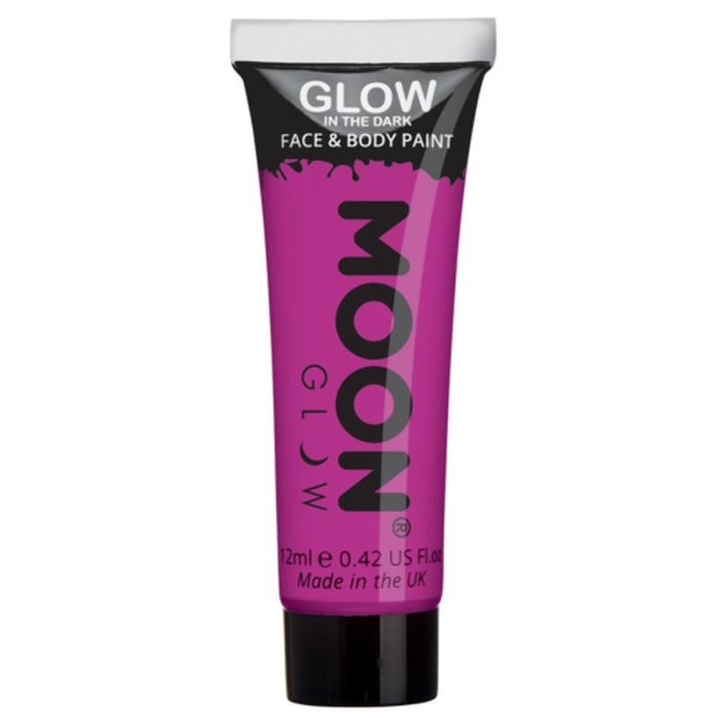 Moon Glow - Glow in the Dark Face Paint, Purple-Make up and Special FX-Jokers Costume Mega Store