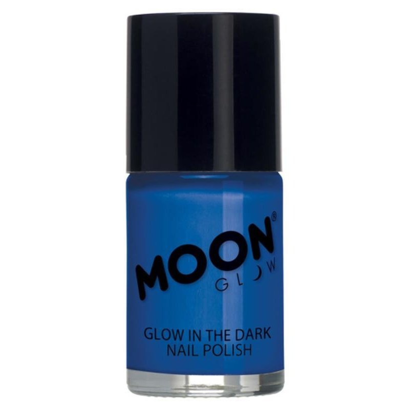 Moon Glow - Glow in the Dark Nail Polish, Blue-Make up and Special FX-Jokers Costume Mega Store