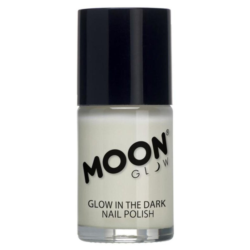 Moon Glow - Glow in the Dark Nail Polish, Clear-Make up and Special FX-Jokers Costume Mega Store