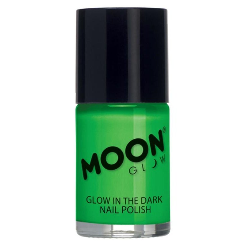 Moon Glow - Glow in the Dark Nail Polish, Green-Make up and Special FX-Jokers Costume Mega Store