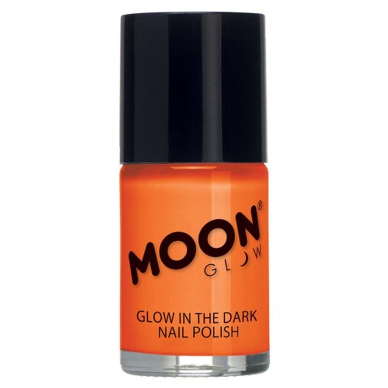 Moon Glow - Glow in the Dark Nail Polish, Orange-Make up and Special FX-Jokers Costume Mega Store