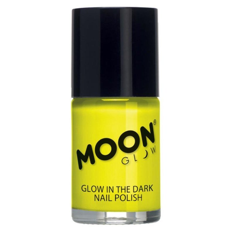 Moon Glow - Glow in the Dark Nail Polish, Yellow-Make up and Special FX-Jokers Costume Mega Store