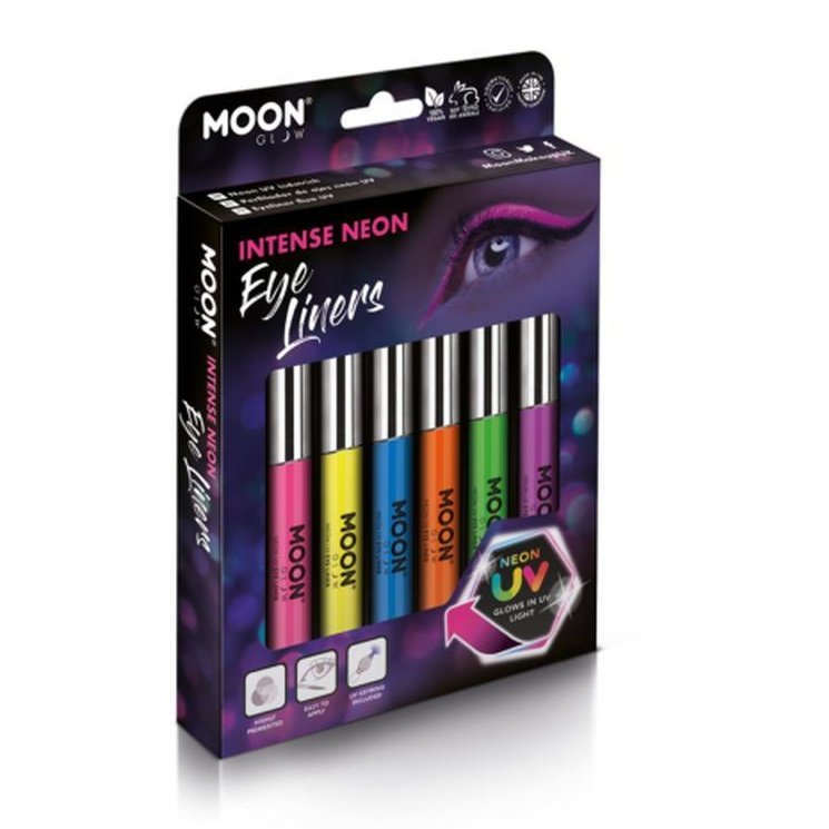 Moon Glow Intense Neon UV Eye Liner, Assorted-Make up and Special FX-Jokers Costume Mega Store