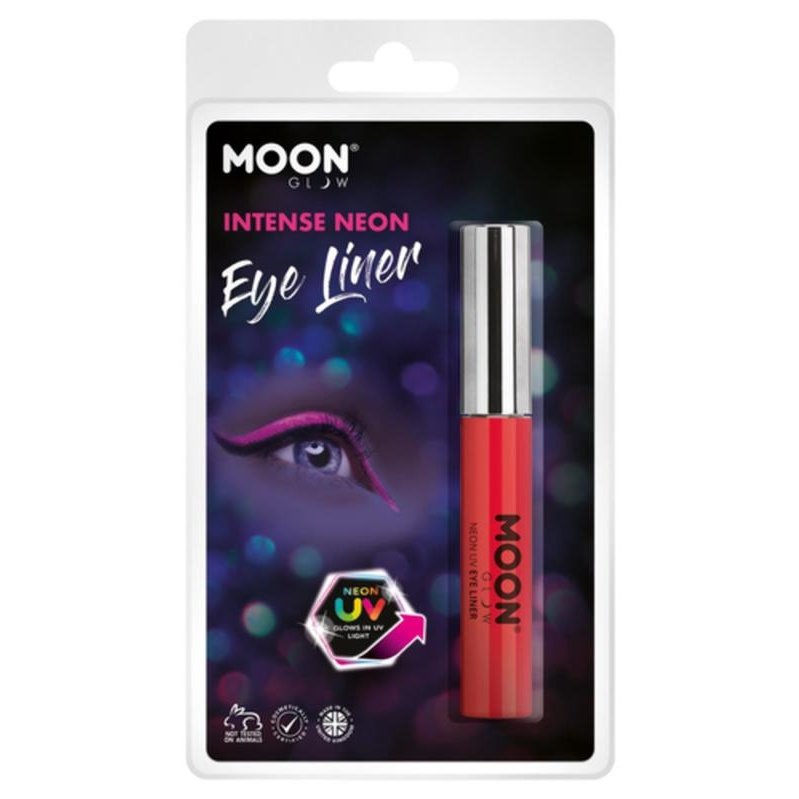 Moon Glow Intense Neon UV Eye Liner, Red-Make up and Special FX-Jokers Costume Mega Store