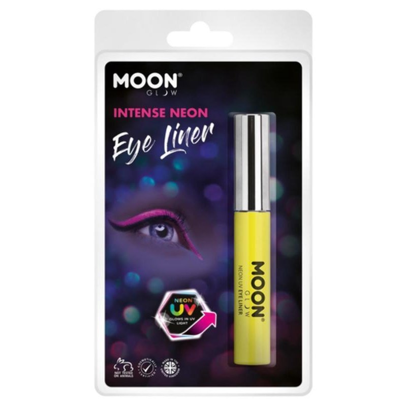 Moon Glow Intense Neon UV Eye Liner, Yellow-Make up and Special FX-Jokers Costume Mega Store