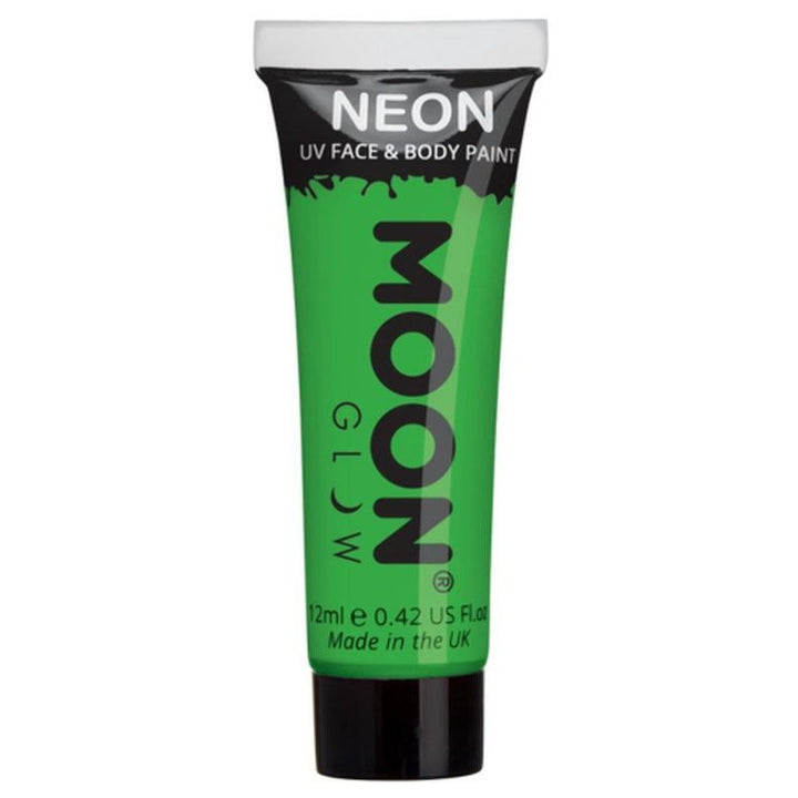 Moon Glow Intense Neon UV Face Paint, Green-Make up and Special FX-Jokers Costume Mega Store