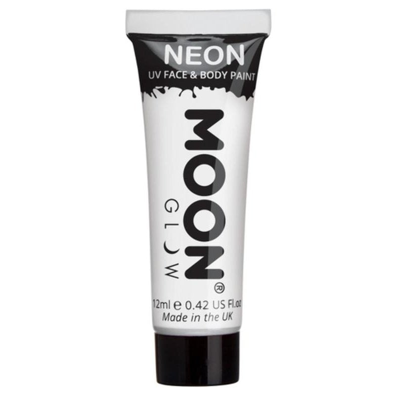 Moon Glow Intense Neon UV Face Paint, White-Make up and Special FX-Jokers Costume Mega Store