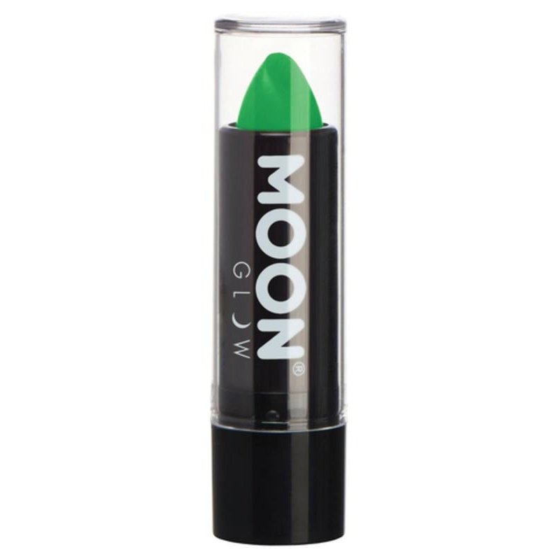 Moon Glow Intense Neon UV Lipstick, Green-Make up and Special FX-Jokers Costume Mega Store