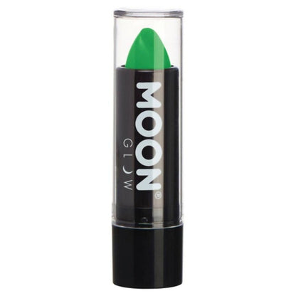 Moon Glow Intense Neon UV Lipstick, Green-Make up and Special FX-Jokers Costume Mega Store