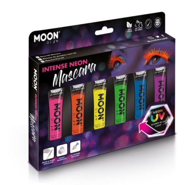 Moon Glow Intense Neon UV Mascara, Assorted-Make up and Special FX-Jokers Costume Mega Store