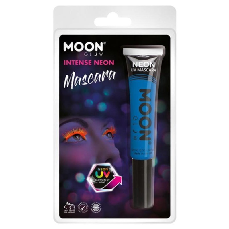 Moon Glow Intense Neon UV Mascara, Blue-Make up and Special FX-Jokers Costume Mega Store