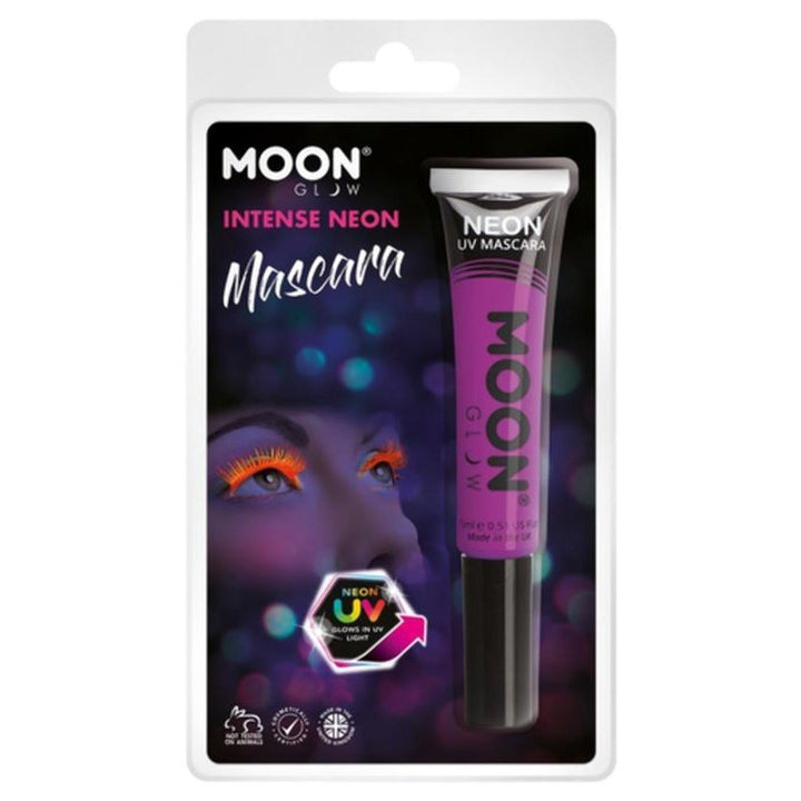 Moon Glow Intense Neon UV Mascara, Purple-Make up and Special FX-Jokers Costume Mega Store