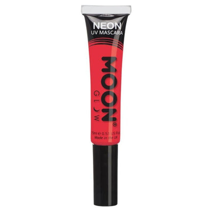 Moon Glow Intense Neon UV Mascara, Red-Make up and Special FX-Jokers Costume Mega Store