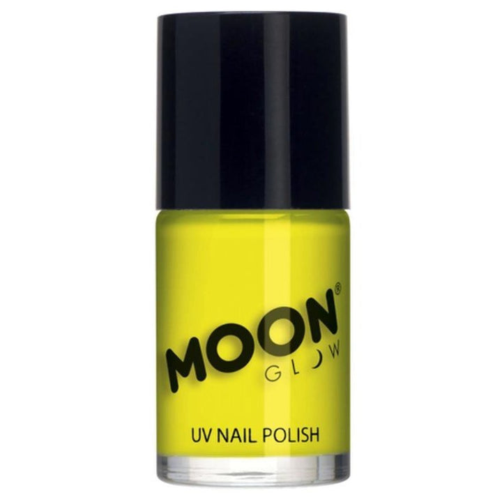 Moon Glow Intense Neon UV Nail Polish, Neon Yellow-Make up and Special FX-Jokers Costume Mega Store