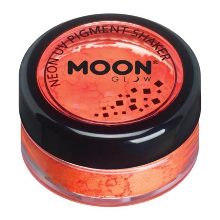 Moon Glow Intense Neon UV Pigment Shakers, Orange-Make up and Special FX-Jokers Costume Mega Store