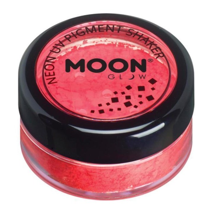 Moon Glow Intense Neon UV Pigment Shakers, Red-Make up and Special FX-Jokers Costume Mega Store