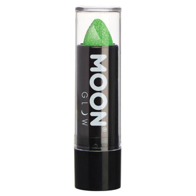 Moon Glow - Neon Uv Glitter Lipstick, Green-Make up and Special FX-Jokers Costume Mega Store