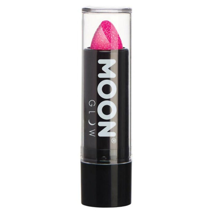 Moon Glow - Neon UV Glitter Lipstick, Magenta-Make up and Special FX-Jokers Costume Mega Store