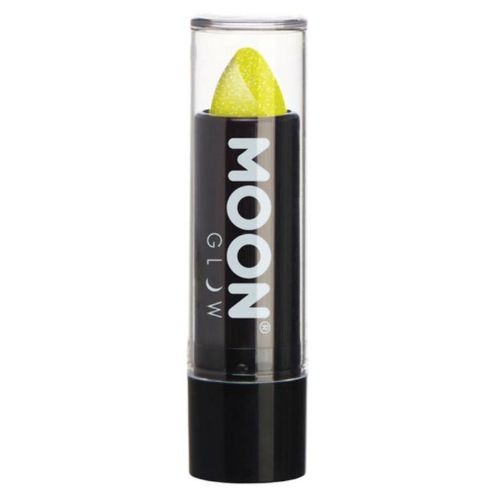 Moon Glow - Neon UV Glitter Lipstick, Yellow-Make up and Special FX-Jokers Costume Mega Store