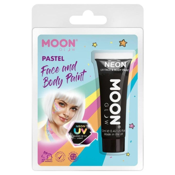 Moon Glow Pastel Neon UV Face Paint, Black-Make up and Special FX-Jokers Costume Mega Store