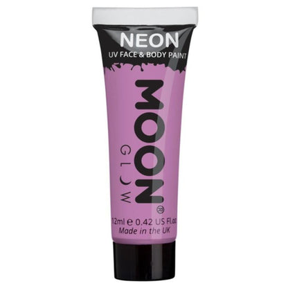 Moon Glow Pastel Neon UV Face Paint, Lilac-Make up and Special FX-Jokers Costume Mega Store