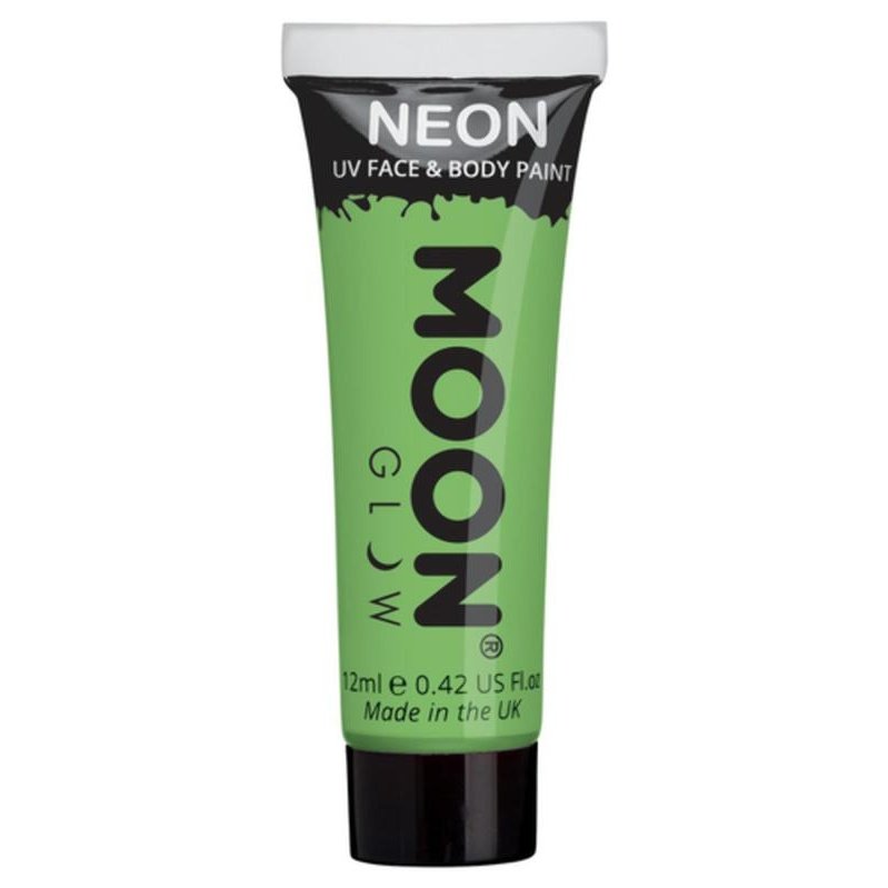 Moon Glow Pastel Neon UV Face Paint, Pastel Green-Make up and Special FX-Jokers Costume Mega Store