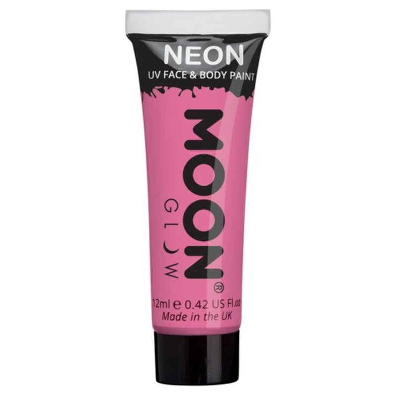 Moon Glow Pastel Neon UV Face Paint, Pastel Pink-Make up and Special FX-Jokers Costume Mega Store