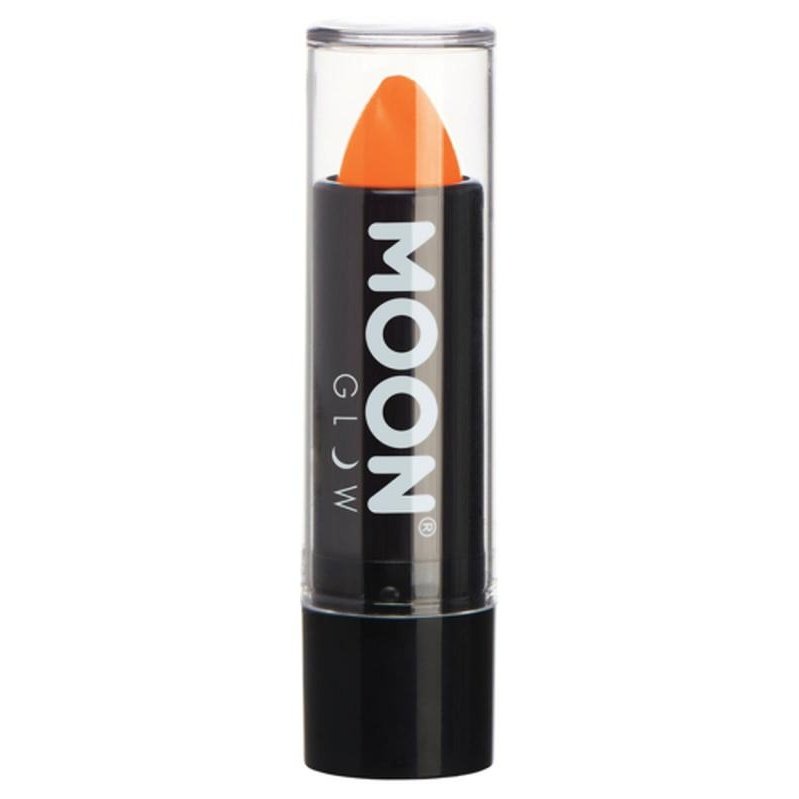 Moon Glow Pastel Neon UV Lipstick, Orange-Make up and Special FX-Jokers Costume Mega Store