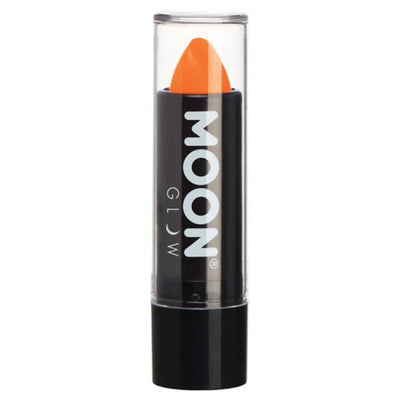 Moon Glow Pastel Neon UV Lipstick, Orange-Make up and Special FX-Jokers Costume Mega Store
