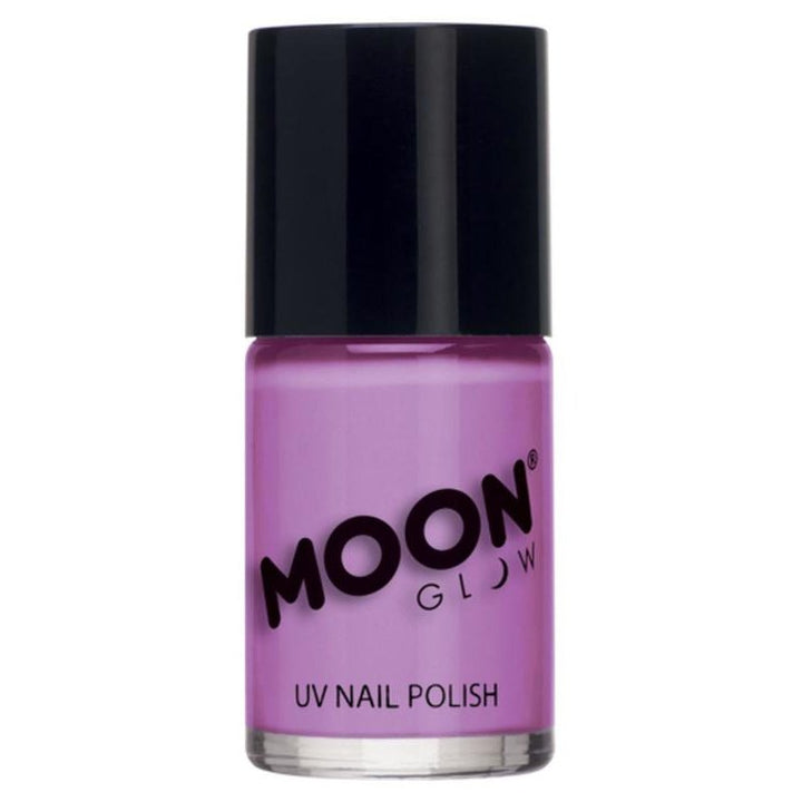 Moon Glow Pastel Neon UV Nail Polish, Lilac-Make up and Special FX-Jokers Costume Mega Store