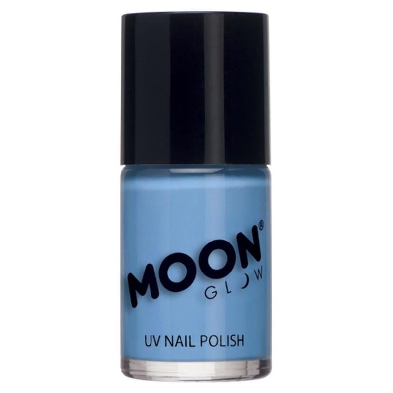 Moon Glow Pastel Neon UV Nail Polish Clamshell, 14ml Costume Make Up