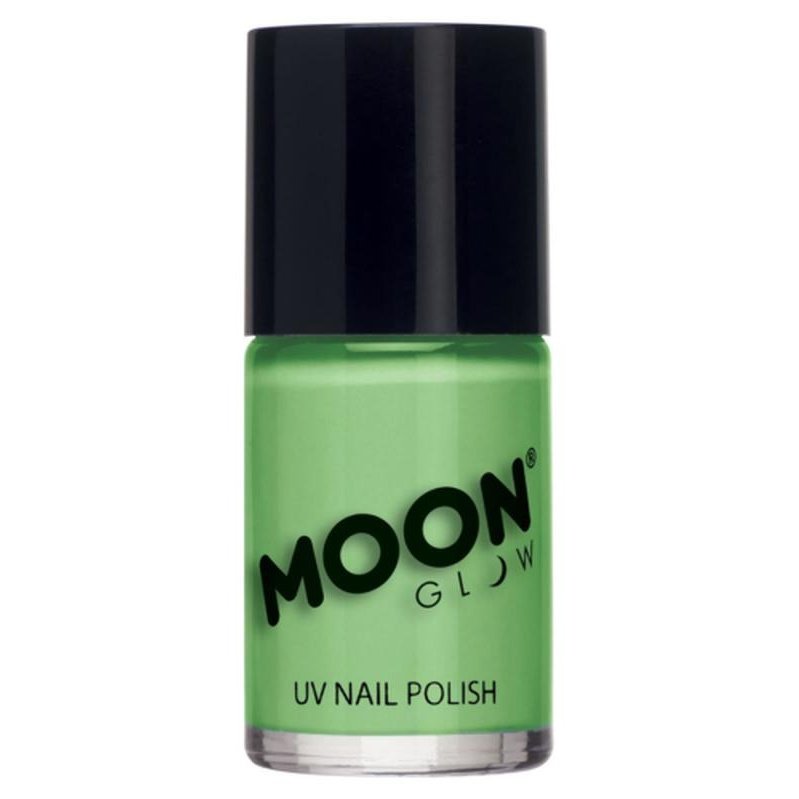 Moon Glow Pastel Neon UV Nail Polish, Pastel Green-Make up and Special FX-Jokers Costume Mega Store