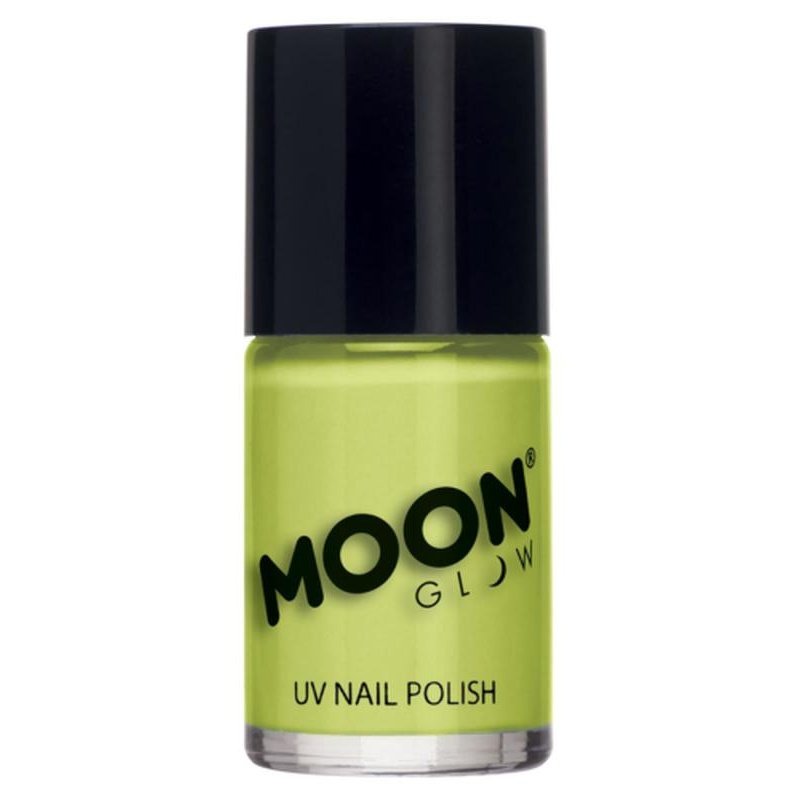 Moon Glow Pastel Neon UV Nail Polish, Yellow-Make up and Special FX-Jokers Costume Mega Store