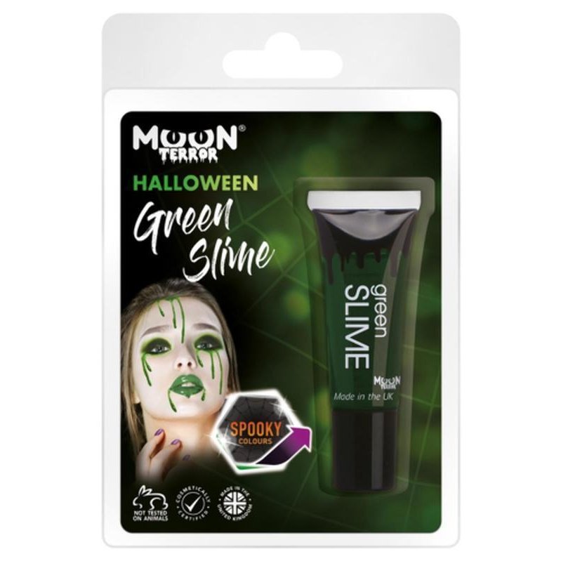 Moon Terror Green Slime, Green-Make up and Special FX-Jokers Costume Mega Store