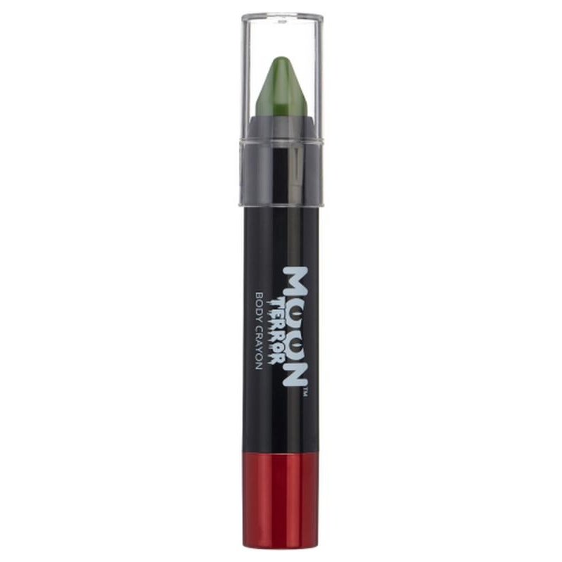 Moon Terror Halloween Body Crayons, Green-Make up and Special FX-Jokers Costume Mega Store