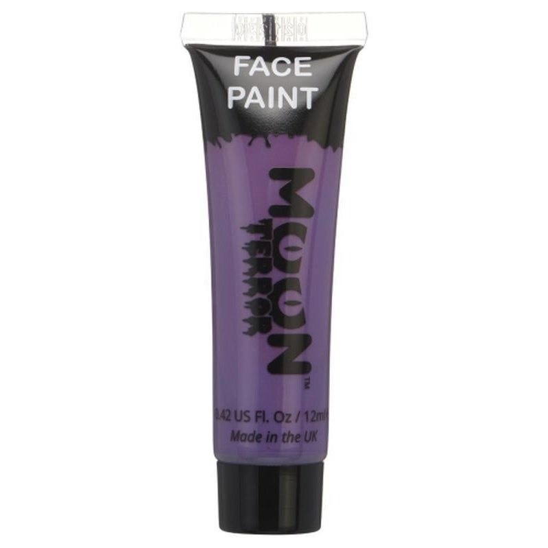 Moon Terror Halloween Face & Body Paint, Purple-Make up and Special FX-Jokers Costume Mega Store