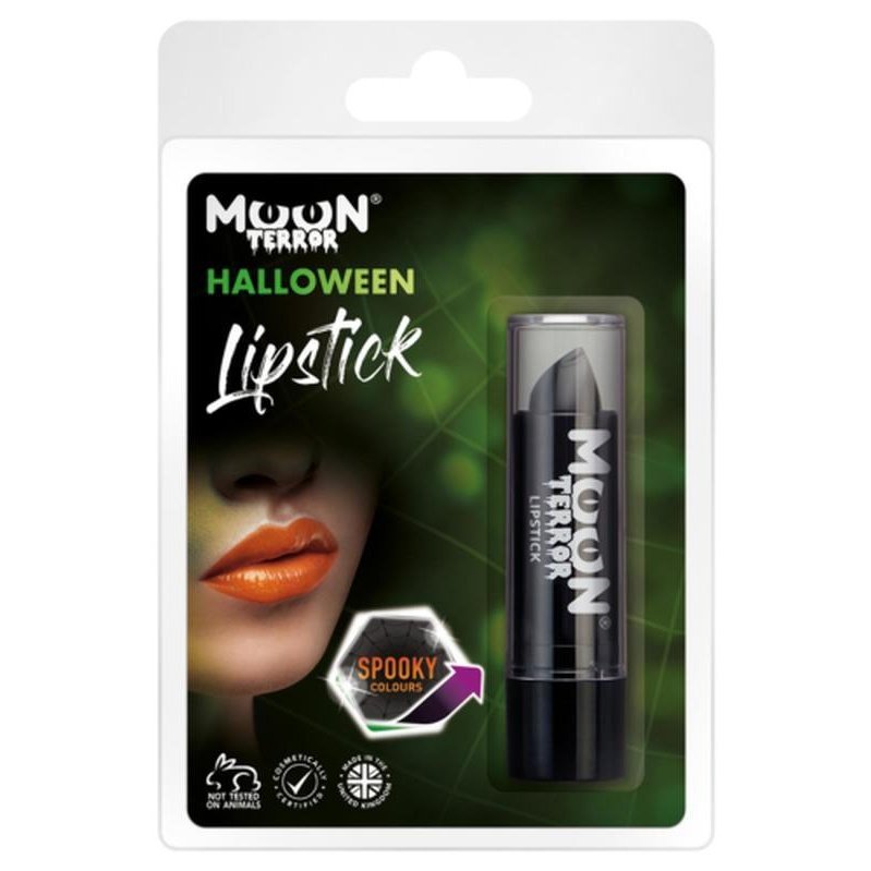 Moon Terror Halloween Lipstick, Black-Make up and Special FX-Jokers Costume Mega Store