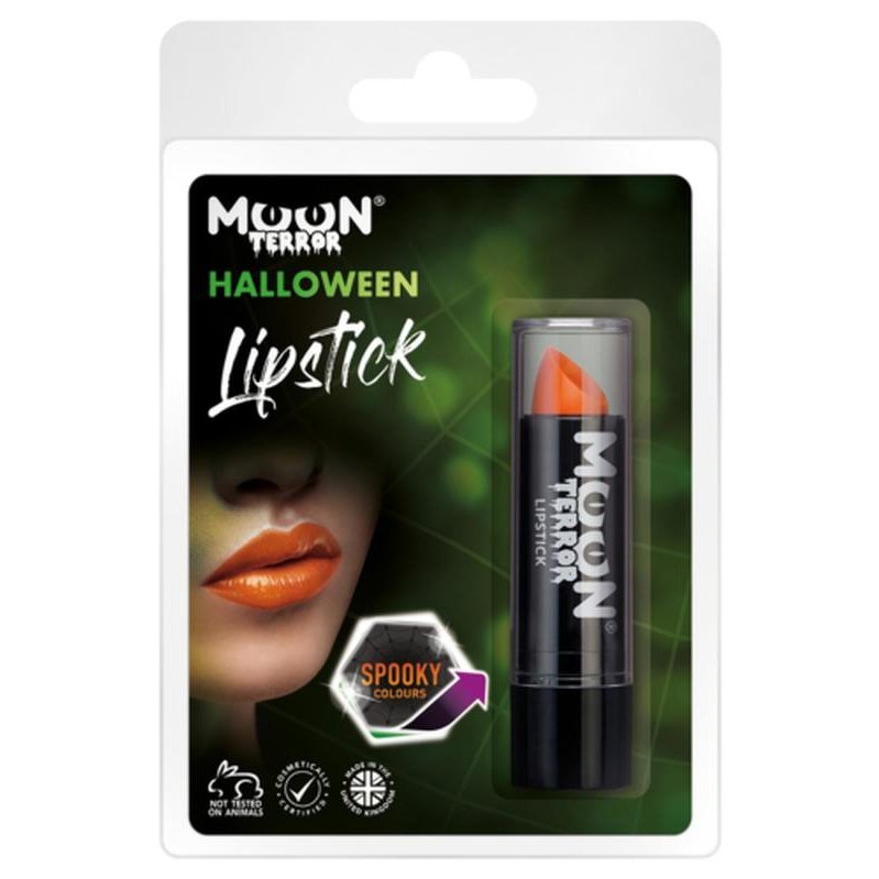 Moon Terror Halloween Lipstick, Orange-Make up and Special FX-Jokers Costume Mega Store