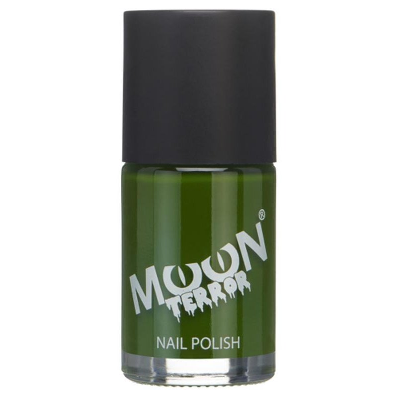 Moon Terror Halloween Nail Polish, Green-Make up and Special FX-Jokers Costume Mega Store