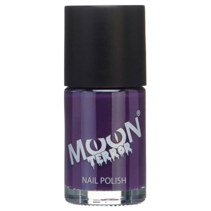 Moon Terror Halloween Nail Polish, Purple-Make up and Special FX-Jokers Costume Mega Store