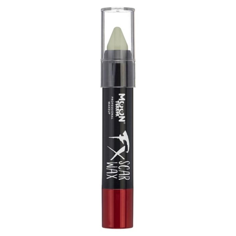 Moon Terror Pro FX Scar Wax Crayon, Clear-Make up and Special FX-Jokers Costume Mega Store