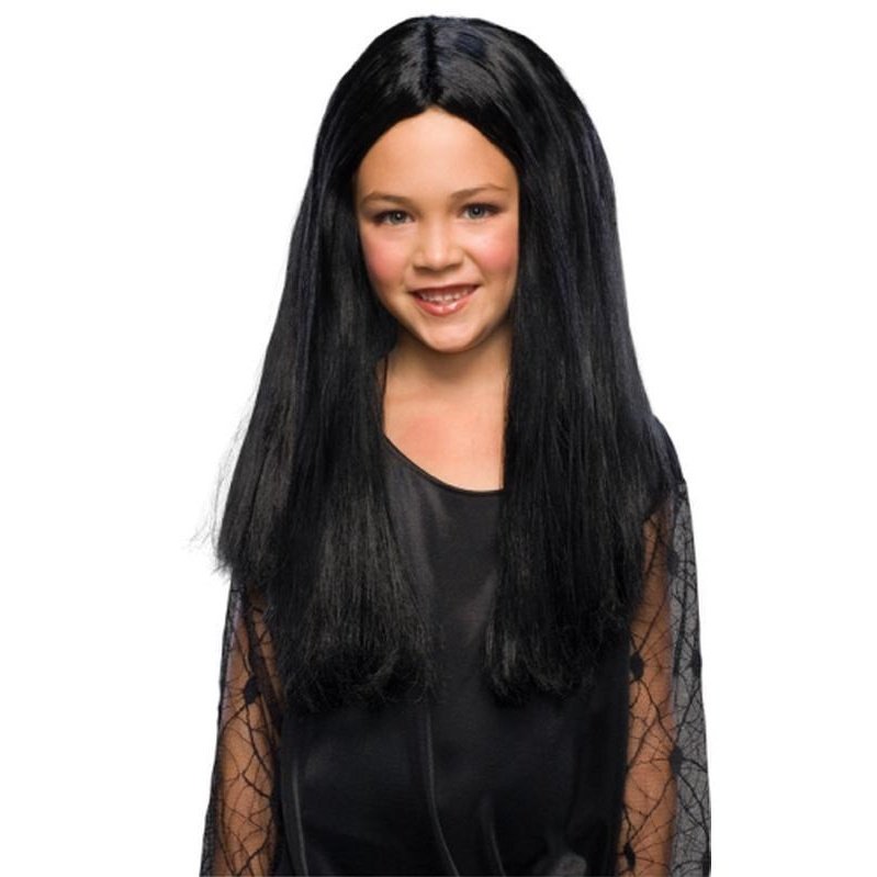 Morticia Child Wig-Wigs-Jokers Costume Mega Store