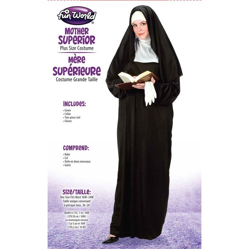 Mother Superior Plus Size - Jokers Costume Mega Store