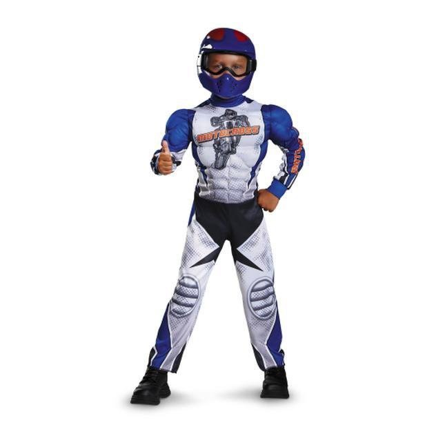 Motorcycle Rider Toddler Muscle Costume - Jokers Costume Mega Store