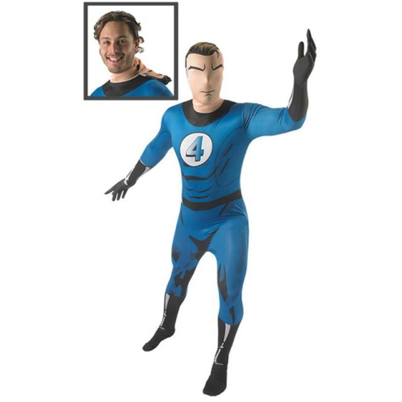 Mr Fantastic 2 Nd Skin Suit Size Xl - Jokers Costume Mega Store