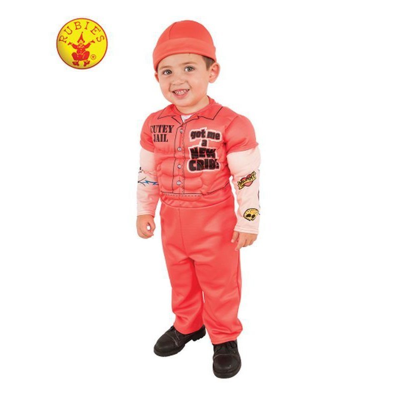 Muscle Man Prisoner Deluxe Costume Size M - Jokers Costume Mega Store
