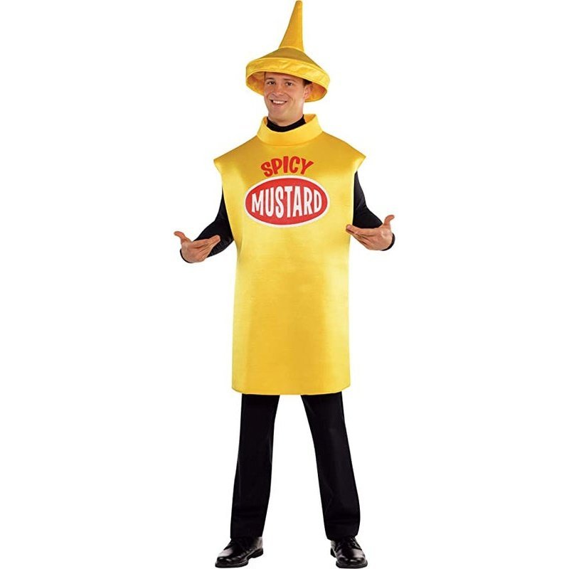 Mustard Bottle Standard Size Costume - Jokers Costume Mega Store